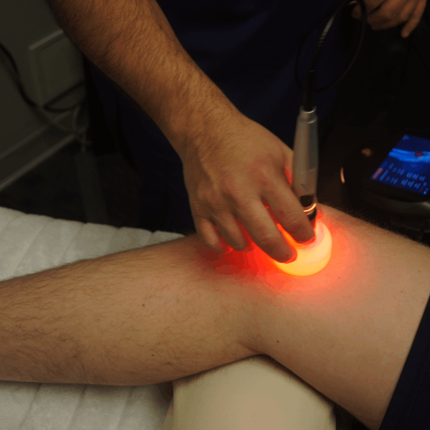 Low-level laser pain relief therapy